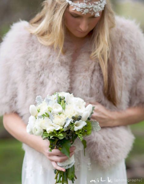 Manteau De Mariage En Feutre Taille 6 - Robe De Cérémonie, Couleur Light Ivor, Occasion Une Fois